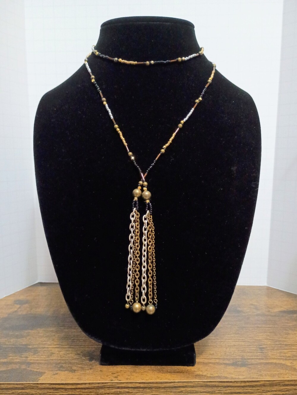 Wrap Around Beaded Necklace